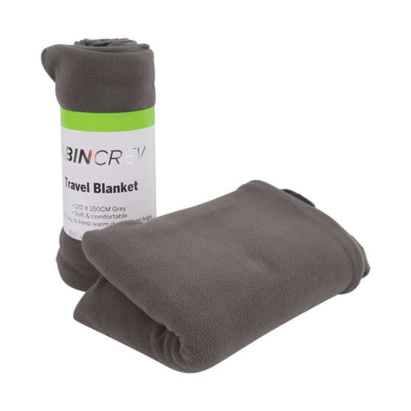Cabin Crew Grey Travel Blanket