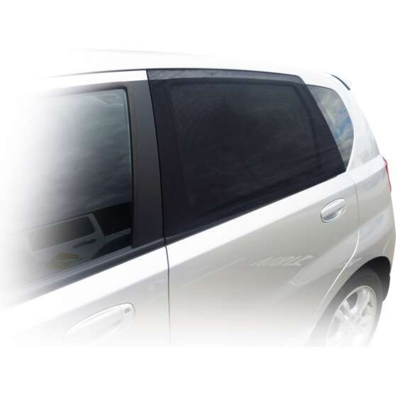 SCA Window Shade Side Small Rectangular Black Pair