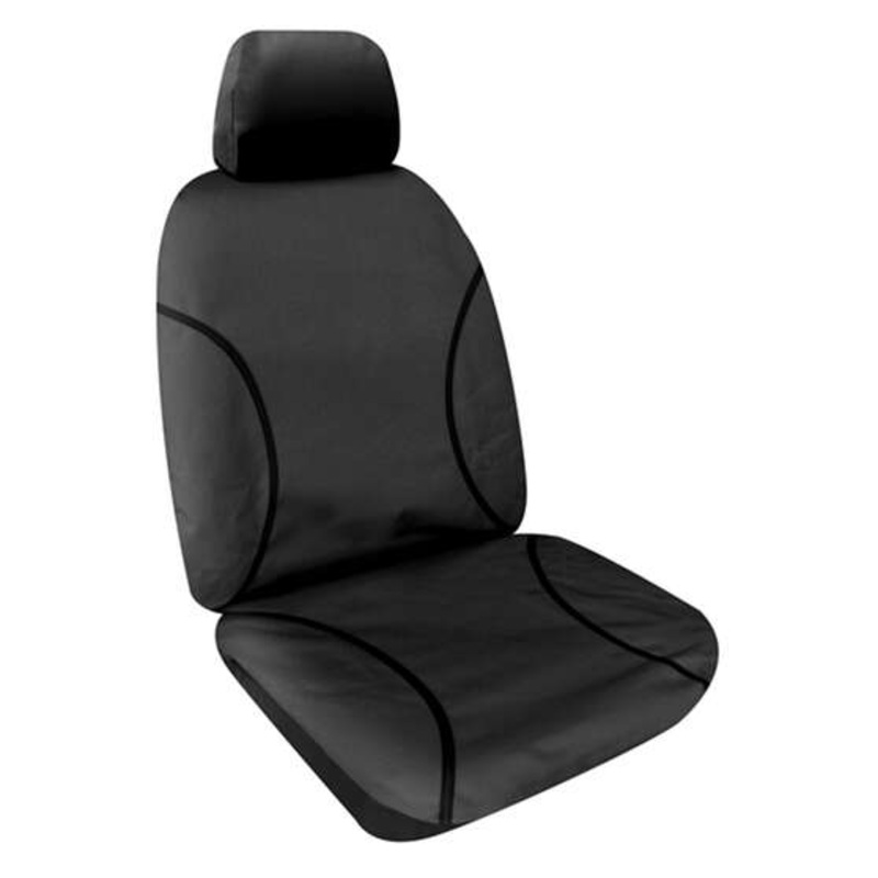 Sperling Kakadu Canvas Seat Covers – Black, Front – LD003.107C TMKAKBLK
