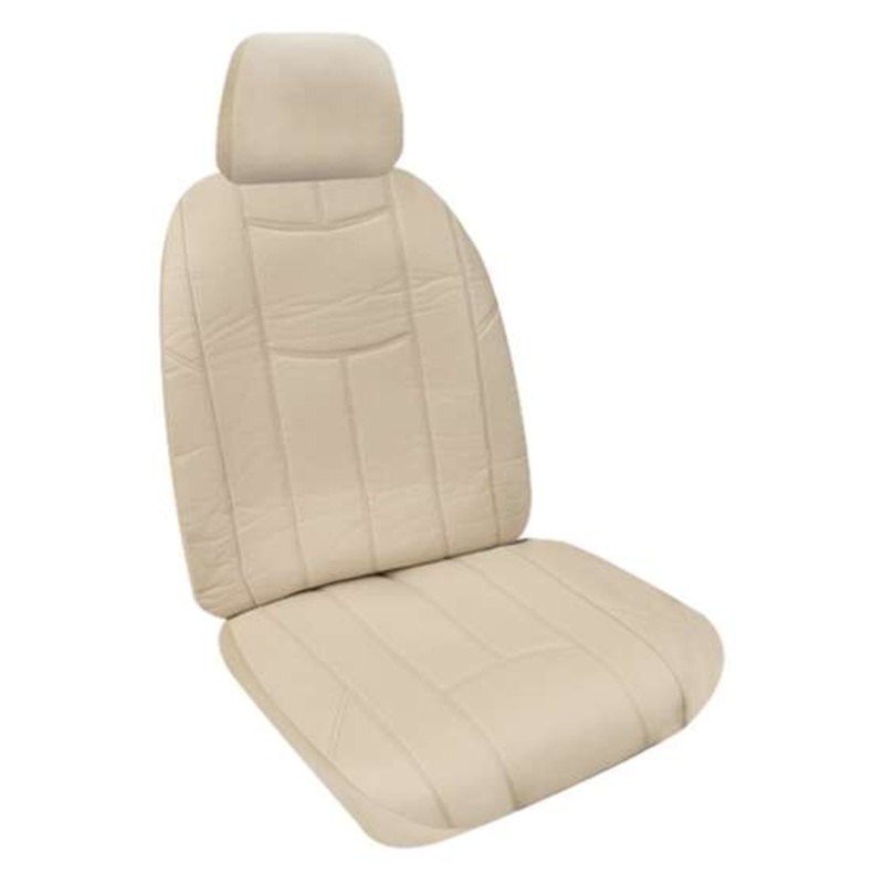 Sperling Empire Leather Look Seat Covers – Beige, Front – CD211.102C TMEMPBGE