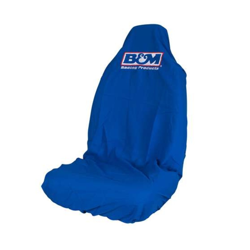B&M Car Seat Cover – Blue Built-in Headrest Size 60 Slip On Single