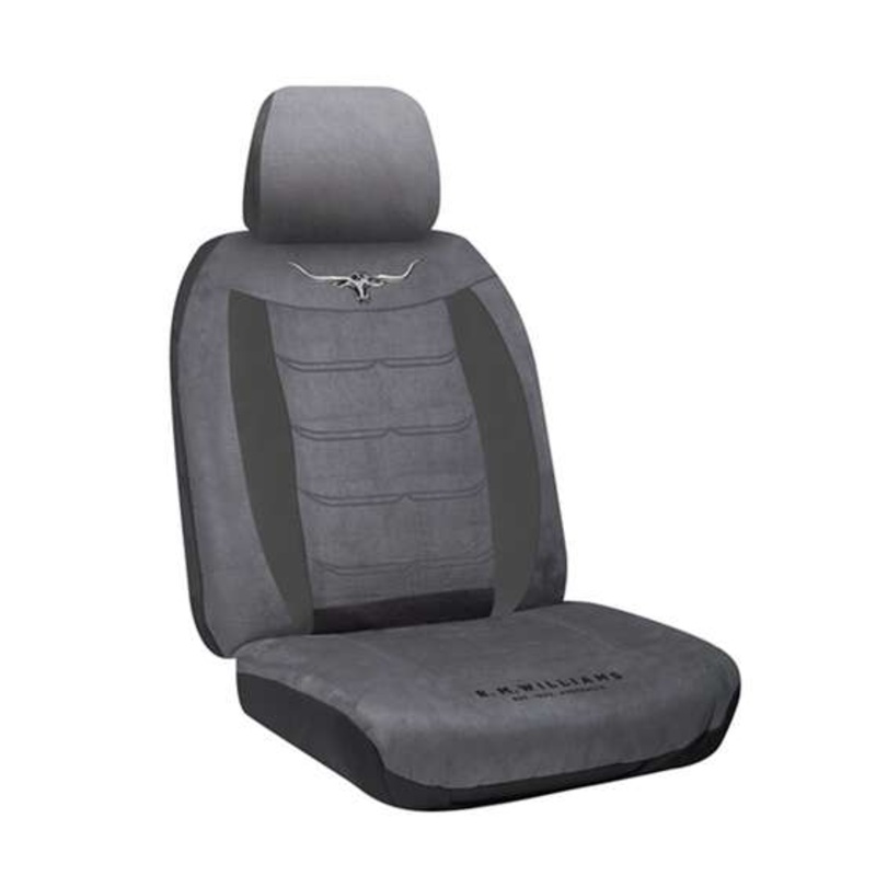 Sperling R.M.Williams Suede Seat Covers – Grey, Rear – CT227.907 TMRMWS2GRY