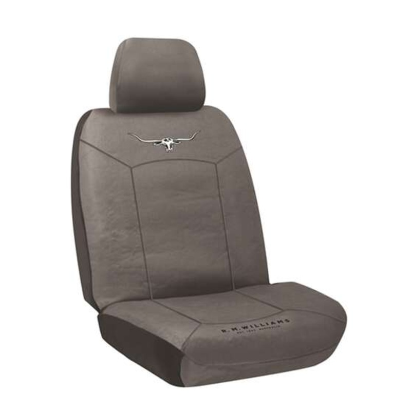 Sperling R.M.Williams Canvas Seat Covers – Grey, Front – CD207.102C TMRMWC3GRY