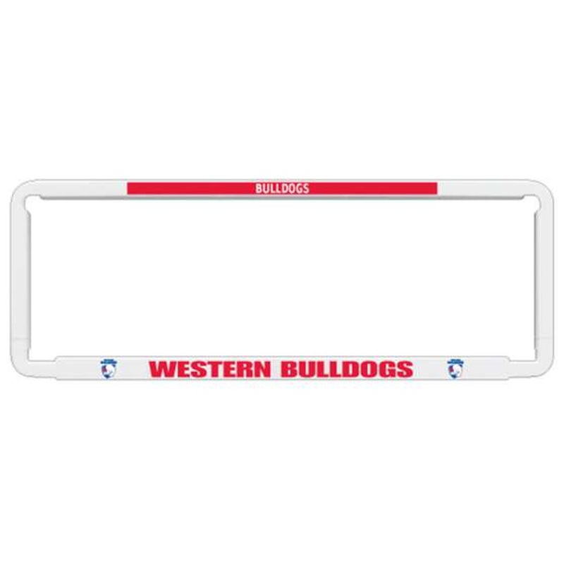 AFL Number Plate Frame – Western Bulldogs – NPAFLBUL