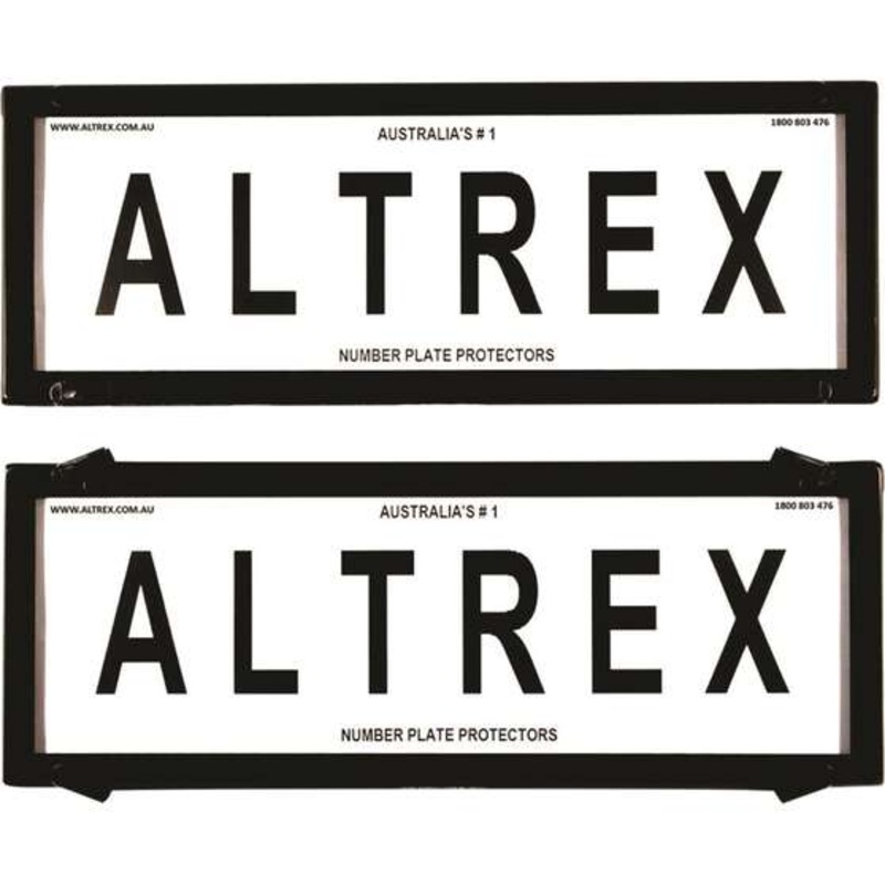 Altrex Number Plate Protector – 6 Figure Deluxe Clear 6NL
