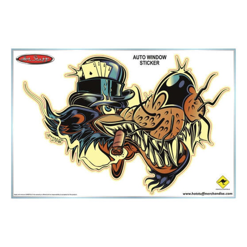 Hot Stuff Sticker Big Bad Wolf Meduim