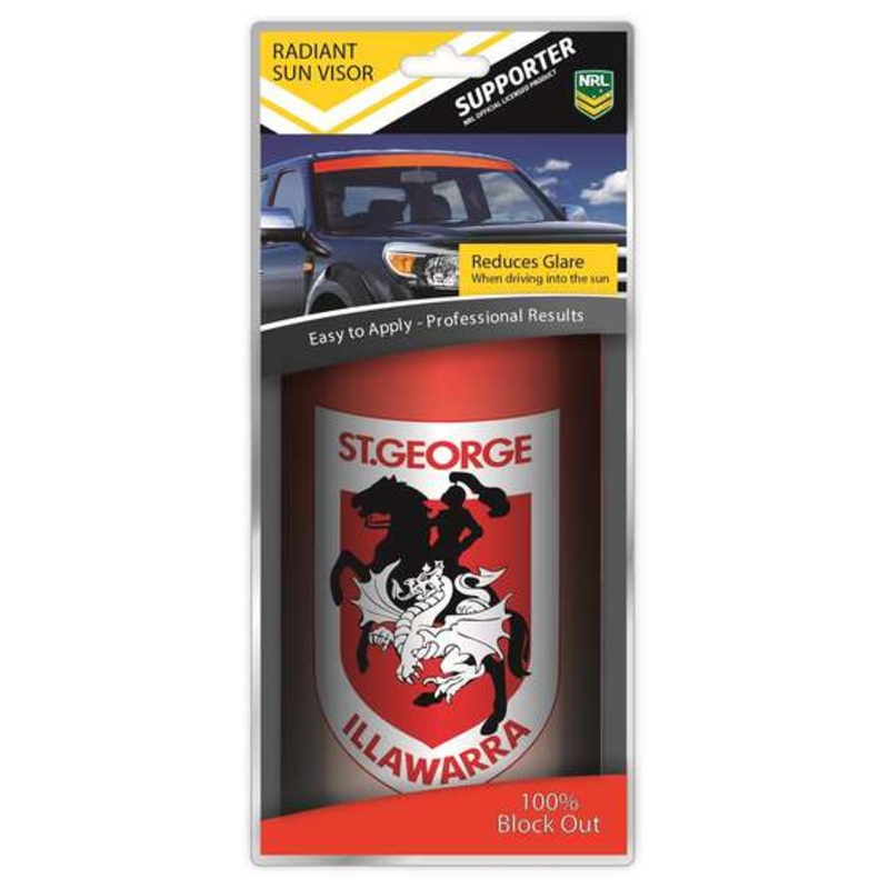 NRL Dragons iTAG Sun Visor Radiant Design – N-BOSV-RT-DR