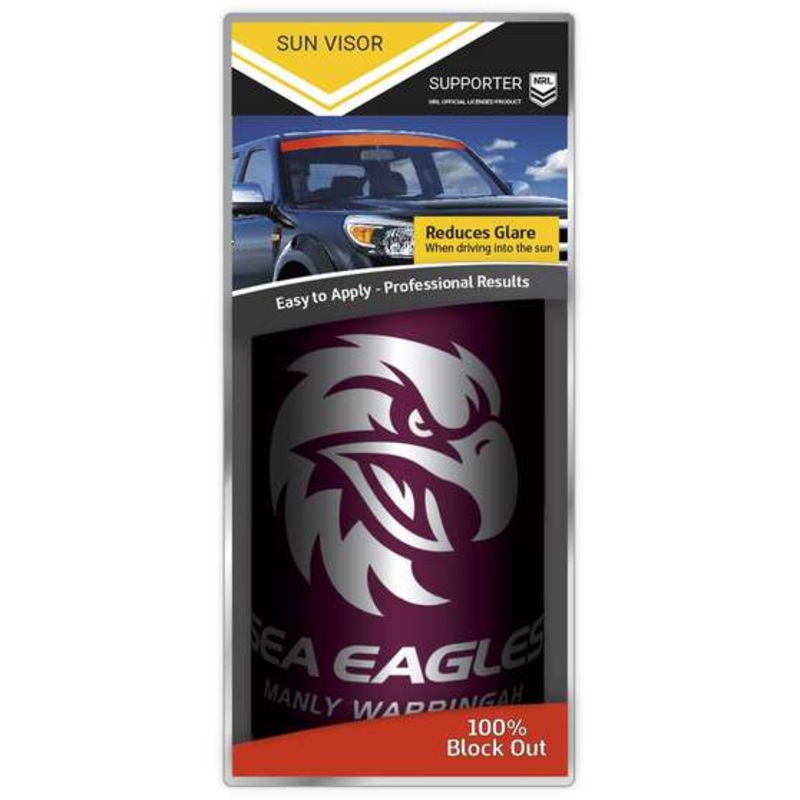 NRL Sea Eagles iTAG Sun Visor Radiant Design – N-BOSV-RT-SE