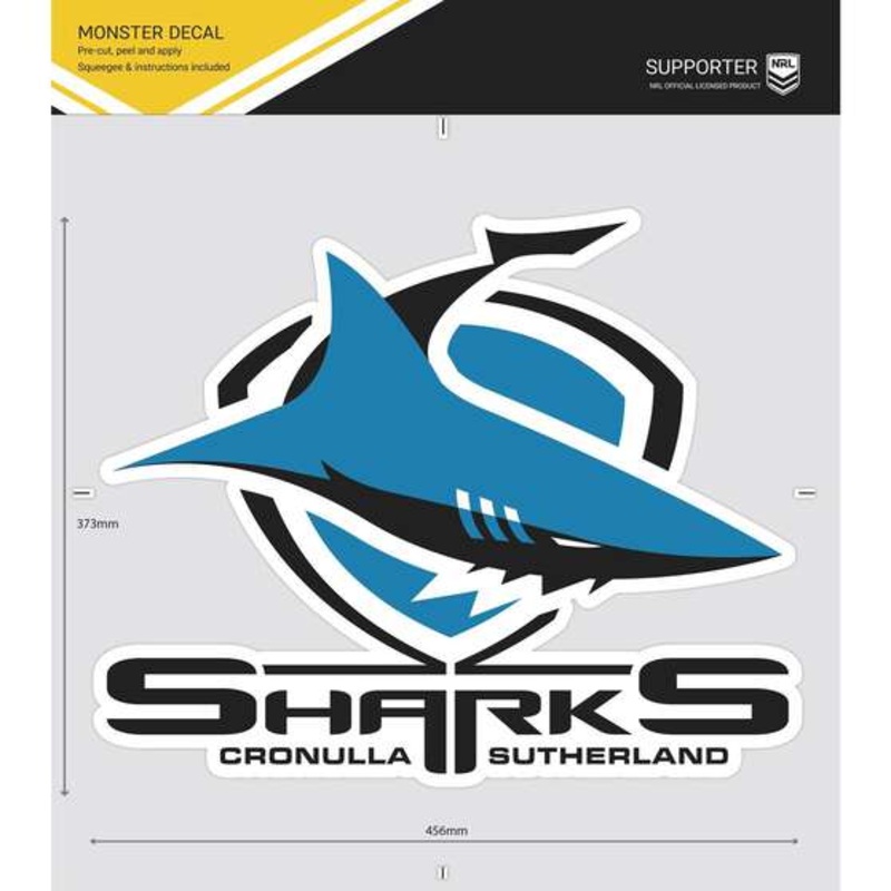 NRL Sharks iTAG Monster Decal – N-MO-SH