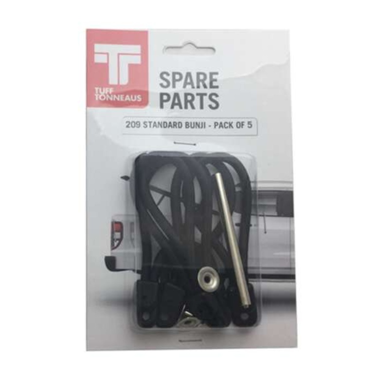 Tuff Tonneaus Replacement Bunji B209 – 5 Pack, STD. B209/5