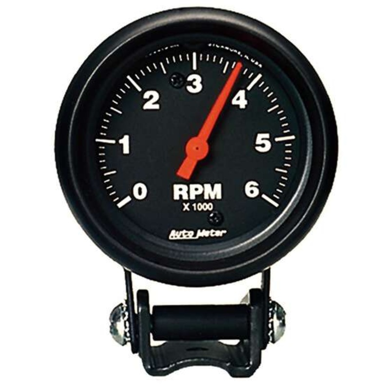 Autometer Z-Series Tachometer With Mounting Cup – 6,000 RPM, 2 5/8 Inch, AU2891
