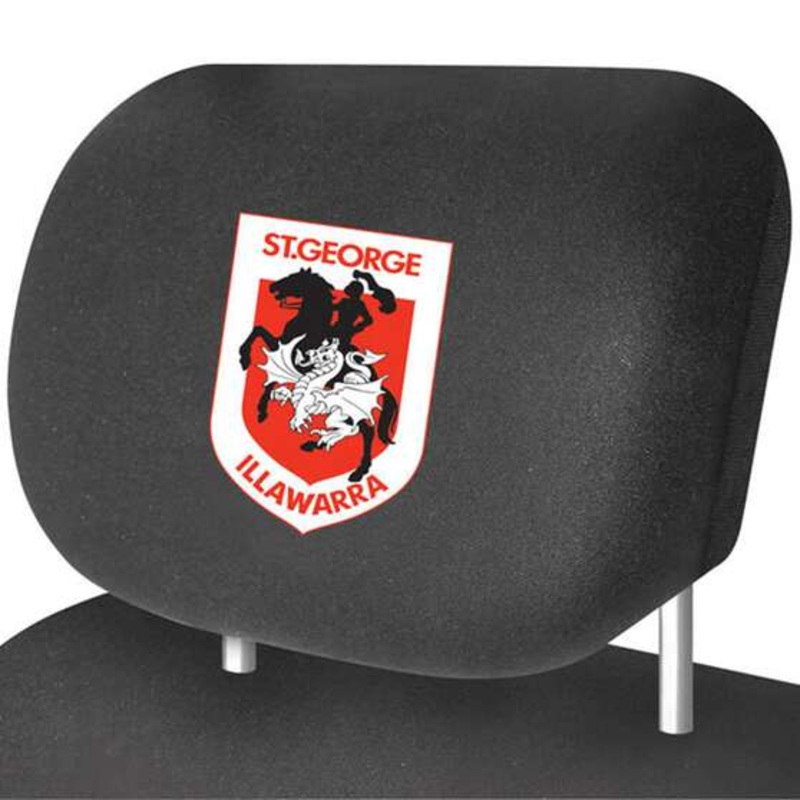 NRL Headrest Covers – Dragons – HRNRLDRA