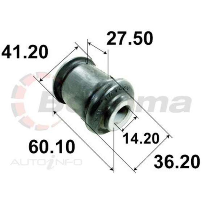 Boonma Control Arm Bush – Front – BB-7322