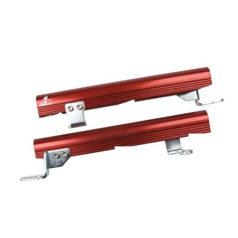 Aeromotive Gm V6 3.8L S/Charged Fuel Rail Kit (Pair) Suit 1996-1997. Red – ARO14131