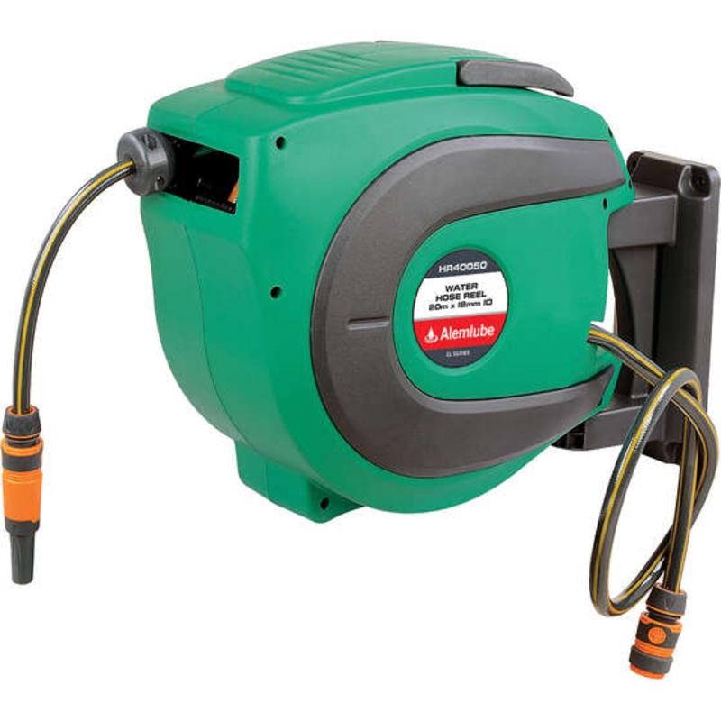 Alemlube Water Hose Reel – 20m, HR40050